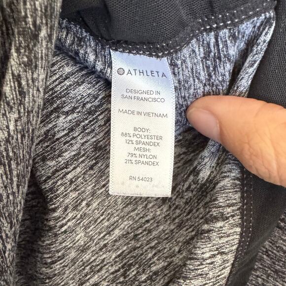 Athleta Uptempo Hoodie Sweatshirt in Charcoal Grey Size Small - Picture 5 of 6